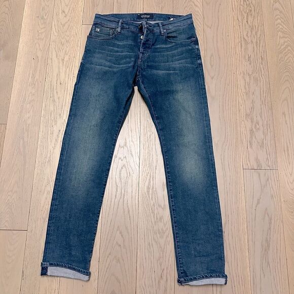 RETAIL VALUE $1200 SCOTCH & SODA MENS RALSTON SLIM FIT DENIM JEANS BUNDLE - Picture 8 of 15